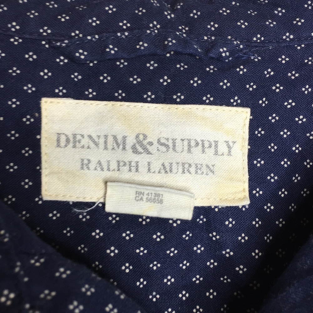 Ralph Lauren Denim Supply Men’s Button Down m - Picture 2 of 5